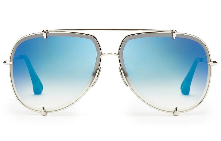 Dita Women's Talon Sunglasses Sliver Blue OGS904512 USA